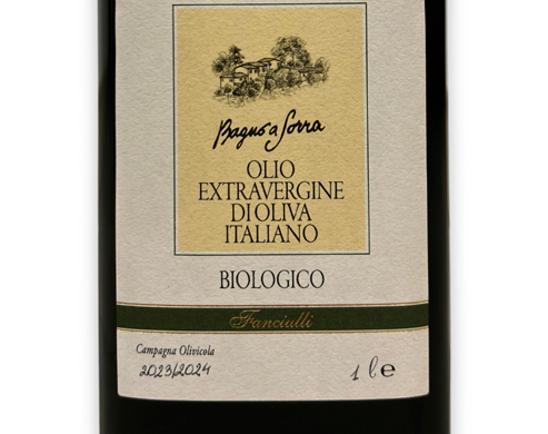 Olio Extravergine di Oliva Biologico Fanciulli 1L