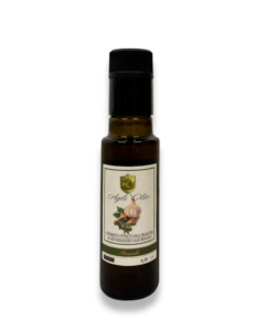 olio extravergine oliva aromatizzato aglio bottiglia 100ML