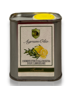 olio extravergine oliva aromatizzato limone lattina 100ML