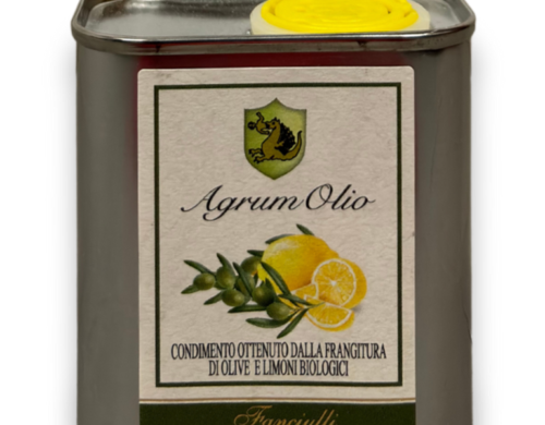 Extra virgin olive oil and lemon can 100ML