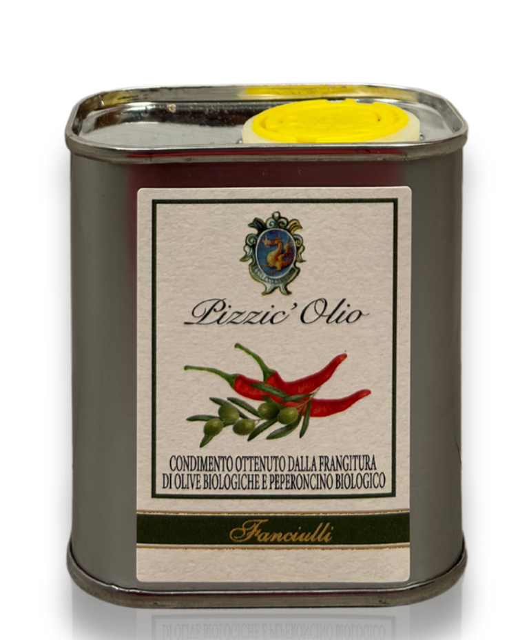 Olio extra Vergine di oliva e Peperoncino Lattina 100ml