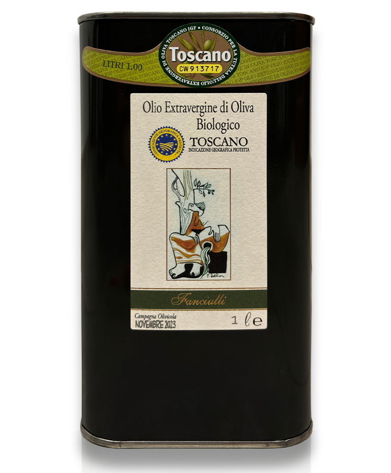 Tuscan Organic Extra Virgin Olive Oil IGP 1L