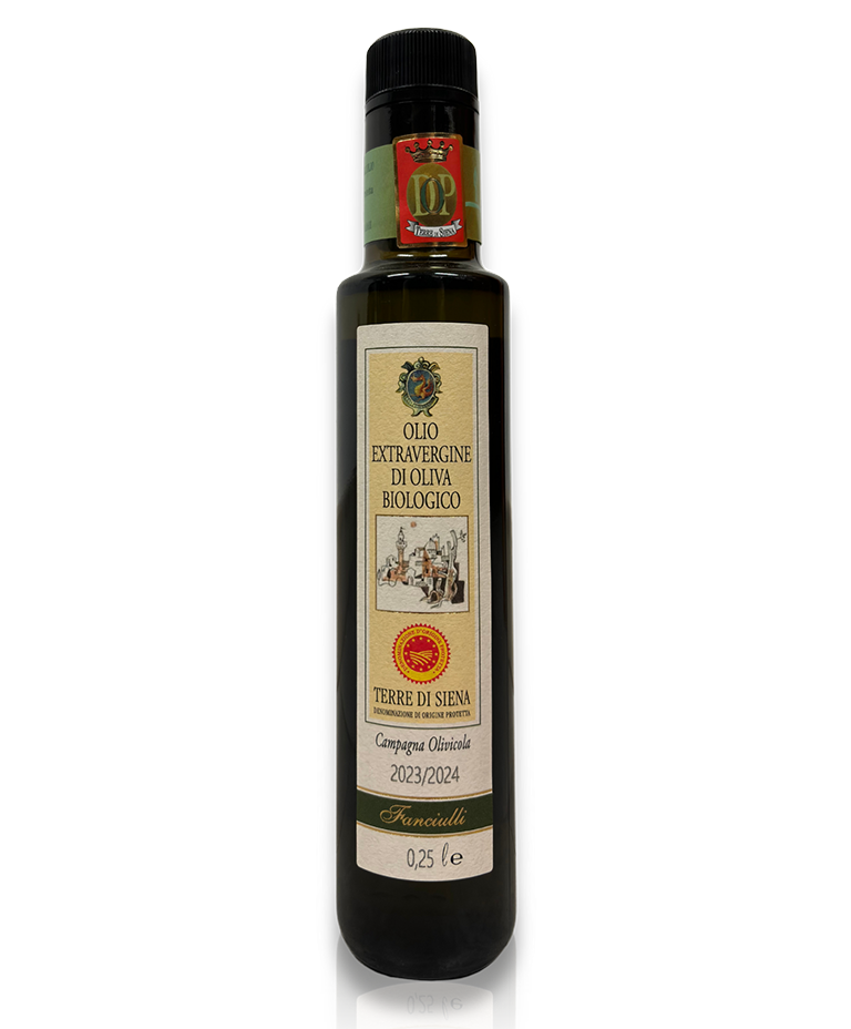 Terre di Siena DOP Organic Extra Virgin Olive Oil 250 ML