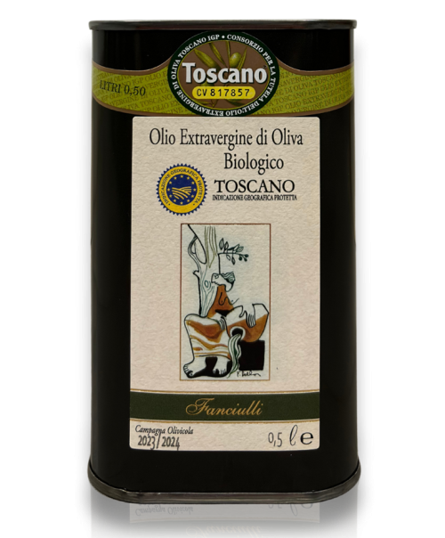 Tuscan Organic Extra Virgin Olive Oil IGP 500ml Can