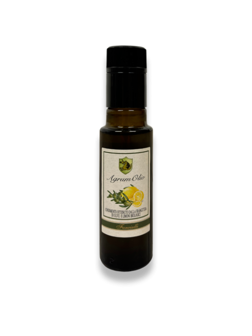 Extra virgin olive oil and lemon bottle 100ML