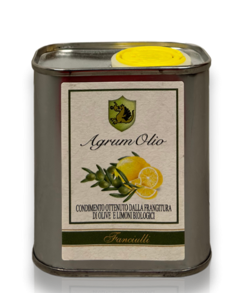 Extra virgin olive oil and lemon can 100ML